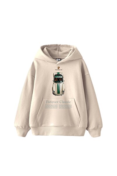 Tarzsokak Forever Classic Imprimat Oversize Unisex Bej