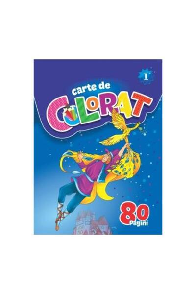 Editura Eurobookids Carte de colorat cu 80 de pagini. Volumul I (pentr