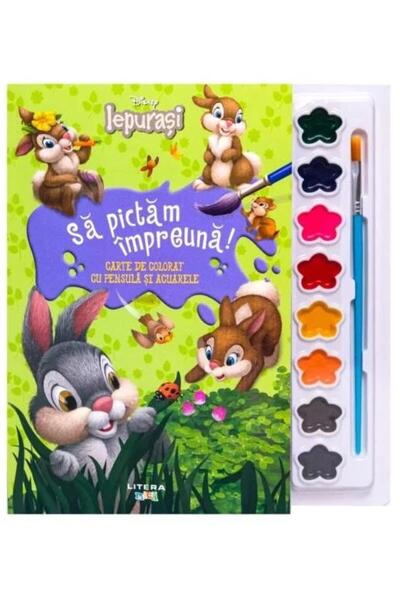 Editura Litera Disney Iepurasi. Sa pictam impreuna! Carte de colo