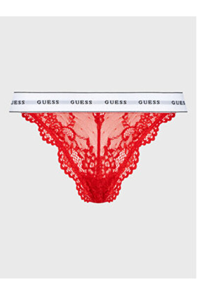Guess Chiloți brazilieni pentru femei, roșii, O97E01KBBT0