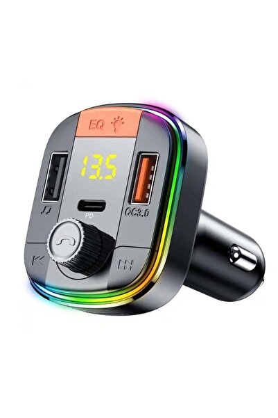 FEND FM01 3 جهاز إرسال FM يعمل بالبلوتوث ومشغل موسيقى MP3 للسيارة بدون استخدا...