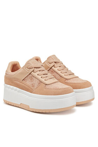 Guess Women's Sneakers Beige FLPR2DFAL12