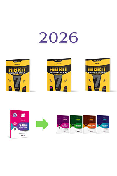 Hız Yayınları Hız Yayınları 2026 7.Sınıf Hibrit Konu Anlatımlı Etkinlikli Sor...