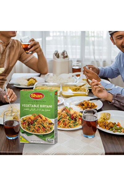 Shan Veg Biryani Masala 45 g Traditional Spice Mix for Rich, Aromatic & Flavorful Biryani Every Time