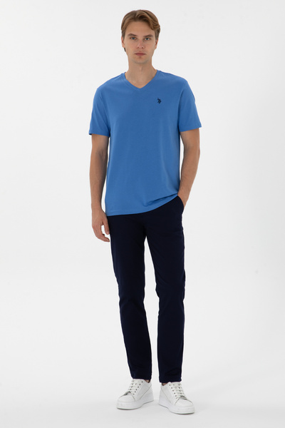 U.S. Polo Assn. Pantaloni pentru bărbați din pânză / chino albastru marin 503...