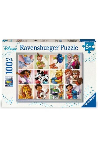 RAVENSBURGER Puzzle XXL - Disney Characters, 100 pieces