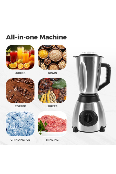 Türkiye 1.5L Electric Blender Stainless Steel Glass Countertop Blender Smoothie Juicer Small Kitchen Applian