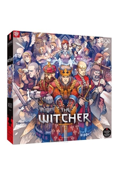 OEM Puzzle The Witcher - Northern Realms, 500 pieces, 34x48cm, multicolor
