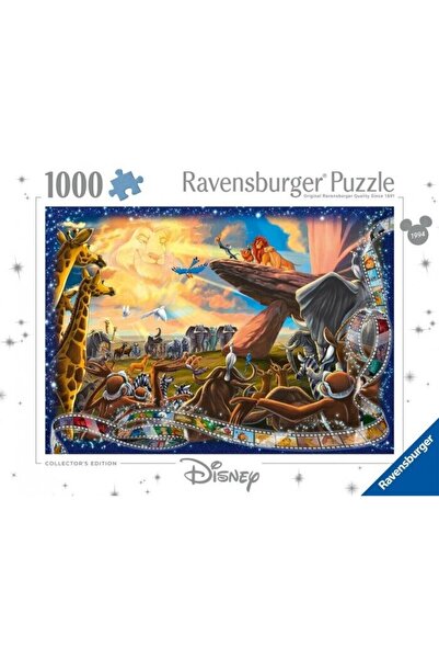 RAVENSBURGER Puzzle Disney Classics The Lion King, 1000 Pieces, Anti-Glare, 70x50cm