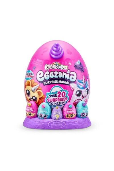 Rainbocorn Rainbocorns Eggzania - Rainbow Unicorn Plush Toy with Surprises