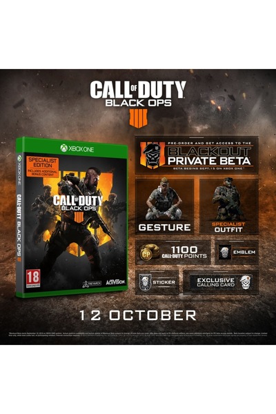 ACTIVISION Παιχνίδι Call of Duty Black Ops 4 SPECIALIST edition για Xbox One