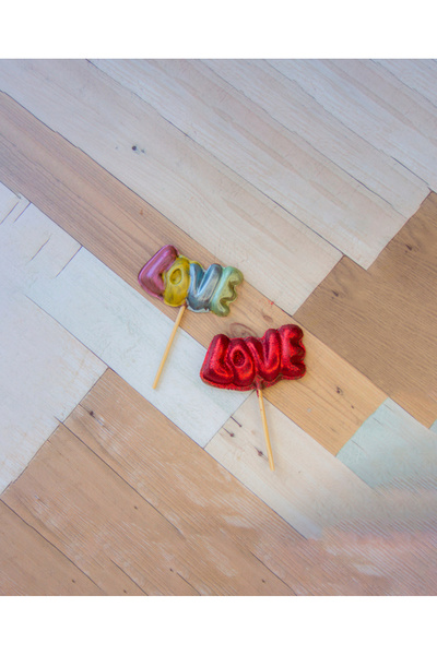 BWB Forma ciocolata acadea/lollipop Love, 4 cavitati, 75x35x10mm