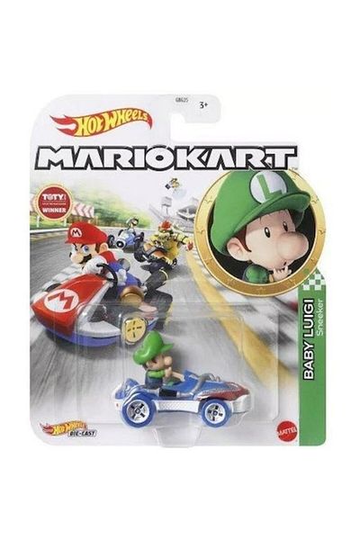 mattel Racing Car, Hot Wheels: Mario Kart - Baby Luigi