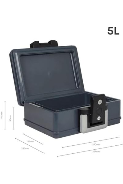 AC BOX Fire and Water Resistant Valuables Bag, Small Size Ac Box 861931