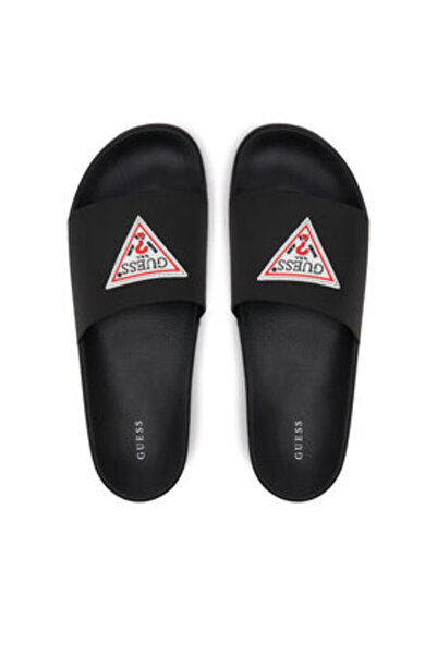 Guess Șlapi pentru bărbați, negri, FMJTOTELL19