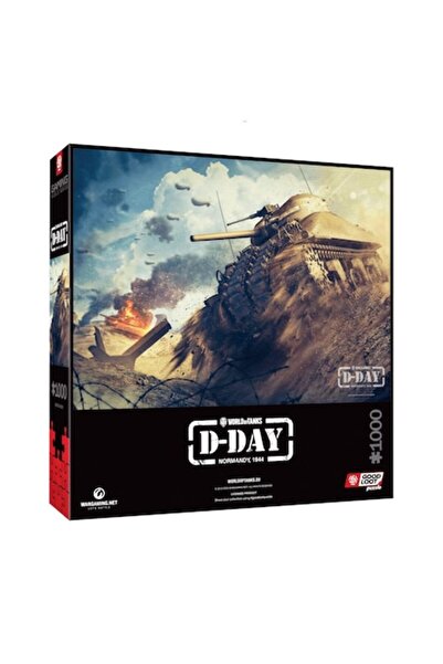 OEM Puzzle World of Tanks D-Day, Good Loot Gaming, 1000 pieces, canvas effect