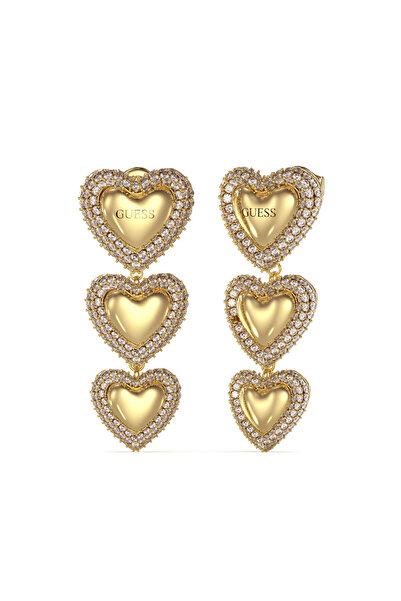 Guess Cercei de damă albi, aurii JUBE05013JW