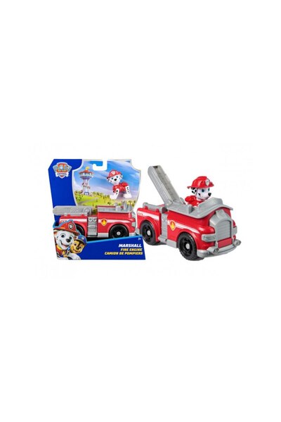 OEM Masinuta Psi Patrol, vehicul Marshall, figurina inclusa, rosu