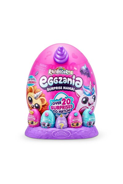 Rainbocorn Rainbocorns Eggzania - Rainbow Unicorn Plush Toy with Surprises