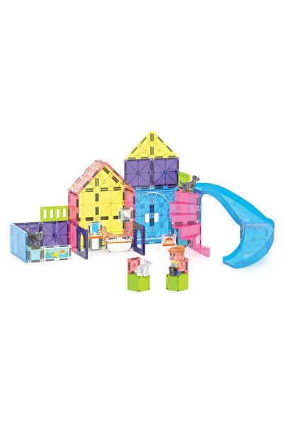 Magna Tiles MAGNA-TILES® - Pet Playhouse Manyetik Bloklar - 50 Parça