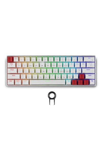 Spartan Gear Pegasus 2 RGB Wired Wireless Mechanical Keyboard (White)