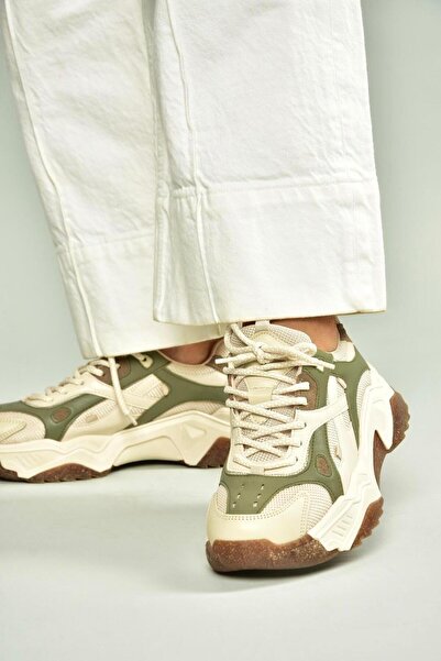 Fox Shoes V312613509 Khaki/Beige Sports Shoes Sneakers