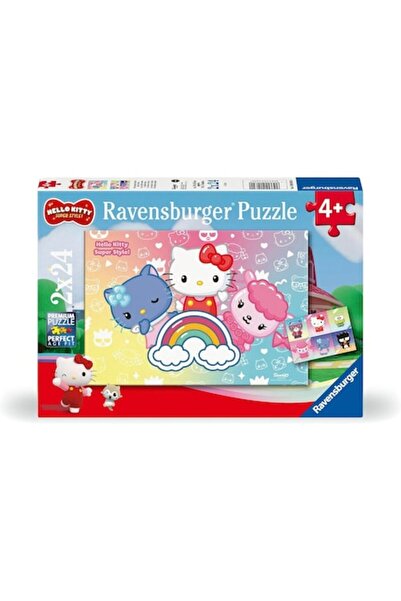RAVENSBURGER Puzzle din 2 х 24 de piese - Hello Kitty