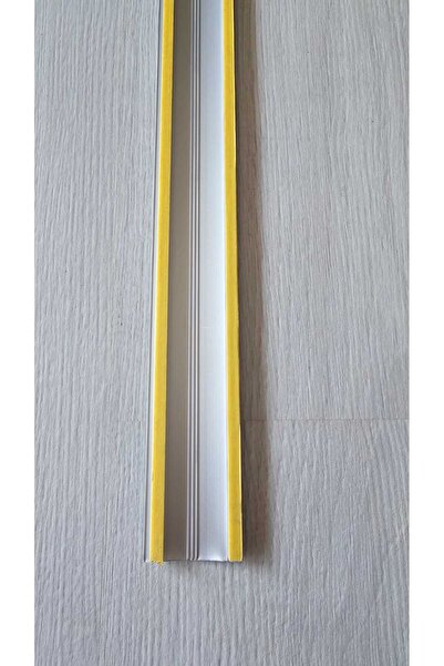 meronze Kapı Eşik Profili - 81 cm - Kendinden Yapışkanlı Alüminyum Gri – Parke Geçiş Kapı Altı Çıtası