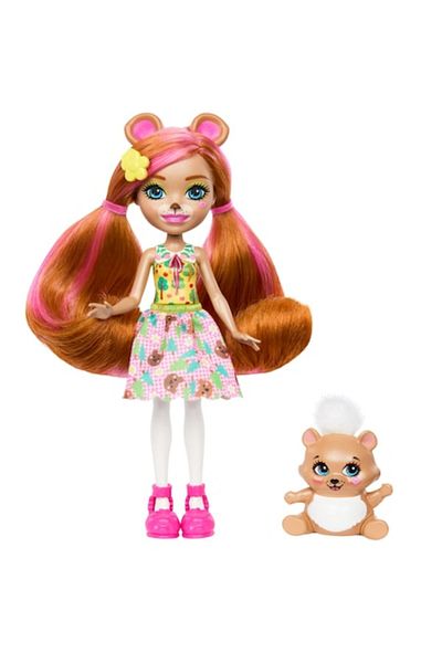 mattel Enchantimals Biloxi Bear Doll, Mattel, Plastic, 15 cm, Multicolor
