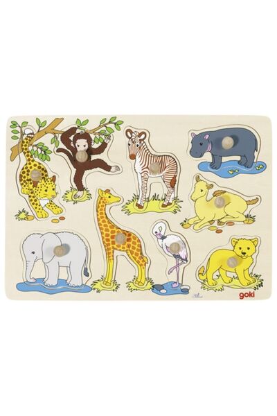 Goki Puzzle - Wild Animal Babies
