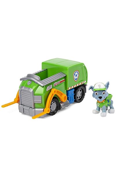 PAW PATROL Set figurine with vehicle, Spin Master, Paw Patrol, Rocky, multicolor