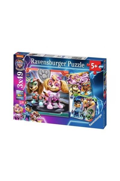Ravensburger játékok Puzzle, Ravensburger, 3x49 pieces, Paw Patrol, Multicolor