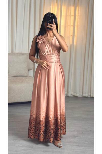 SELSAL Midi floral half dress