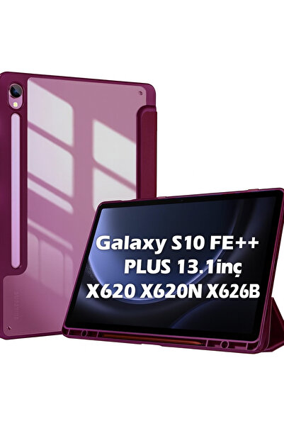 UnDePlus Samsung Galaxy Tab S10 Fe+ Plus 13.1Inch Case Graffiti Transparent with Pen Compartment X620 X626