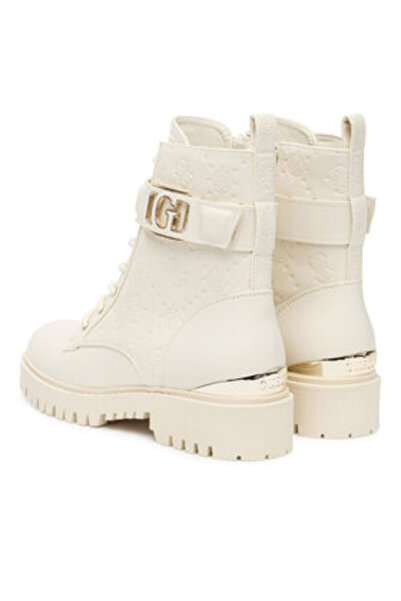 Guess Ghete ecru pentru femei FLTORAFAL10