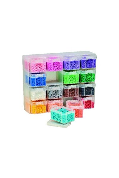 Hama Set Margele de Calcat Midi 16000 de Bucati cu Cutie de Depozitare
