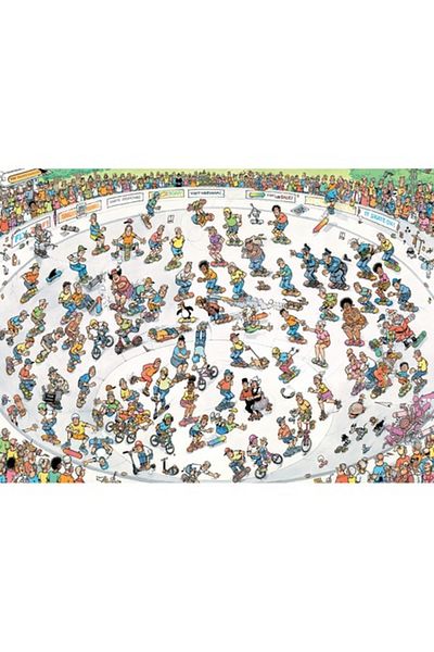 Jumbo Puzzle JvH, 1000 piese, 68x49cm, multicolor