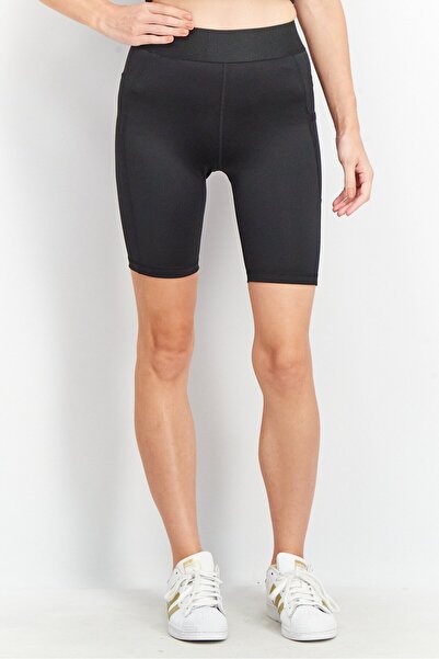 adidas Women Tight Fit Solid Training Shorts, Black