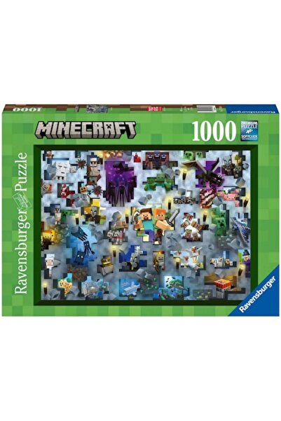 RAVENSBURGER Puzzle - Provocarea Minecraft, 1000 piese