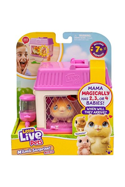 LITTLE LIVE PETS Set de joacă interactiv Little Live Pets - Mama Surprise Hamsters, Seria 2