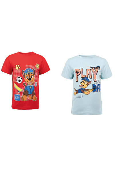PAW PATROL Set of 2 boys' t-shirts, 100% cotton, multicolor, Paw Patrol, Play all Day