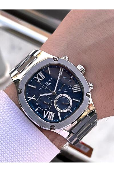 Lee Cooper Steel Cord Internal Functions Active 5 Atm 2 Years Warranty Men's Wrist Watch Elc.8146.390