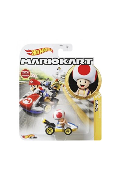 mattel Hot Wheels Mario Kart Toad Standard Kart turnat sub presiune