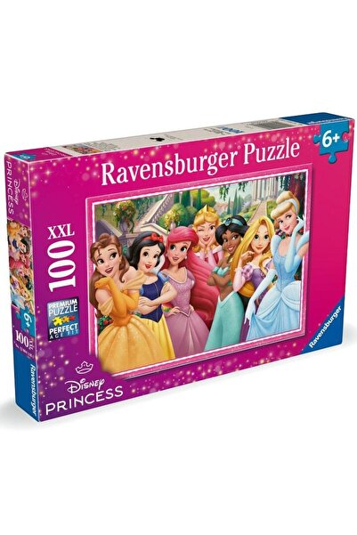 RAVENSBURGER Παζλ XXL - Παραμυθένια Ζωή με τις Πριγκίπισσες της Disney, 100 Τεμάχια