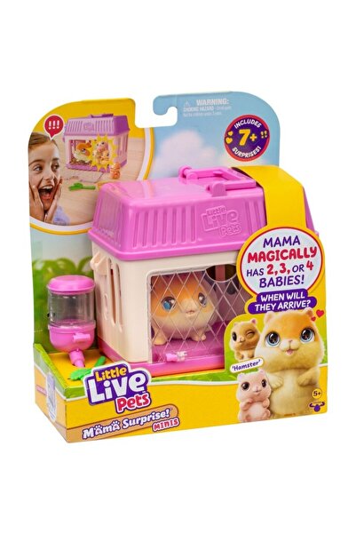 LITTLE LIVE PETS Set de joacă interactiv Little Live Pets - Mama Surprise Hamsters, Seria 2