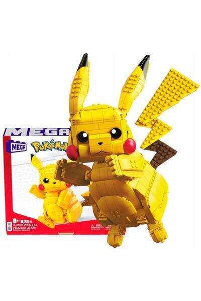 mattel Mega Construx Pokemon Jumbo Pikachu Construction Set