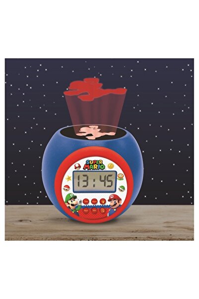 LEXIBOOK Children's Projector Clock Super Mario 13cm x 10cm x 10.5 cm