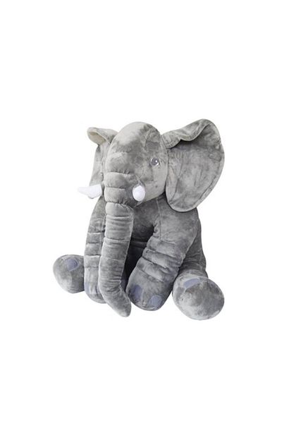 Doty 2-in-1 Baby Elephant Plush Pillow for Infants, Soft Material, 60x20x40 cm,