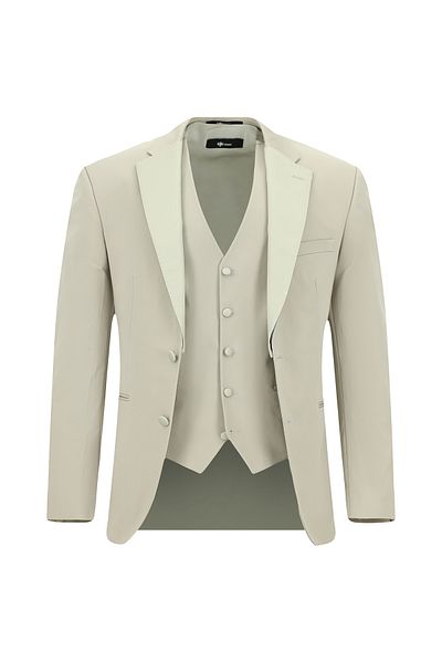 Kiğılı Regular Fit Mono Collar Vest Tuxedo & Groom Suit