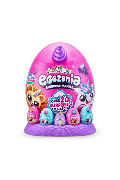 Rainbocorn Rainbocorns Eggzania - Rainbow Unicorn Plush Toy with Surprises